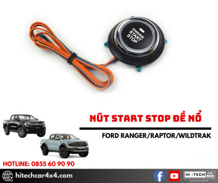Bộ Đề Nổ Engine Start/Stop Dành Cho Ford Ranger Nextgent – Tích Hợp Đề Nổ Từ Xa Trên Chìa Khóa Zin