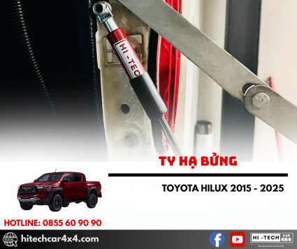 TY HẠ BỬNG THÙNG SAU HITECHCAR4X4 CHO TOYOTA HILUX 2015-2025