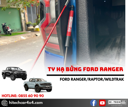 TY HẠ BỬNG THÙNG SAU HITECHCAR4X4 CHO FORD RANGER 2012-2025