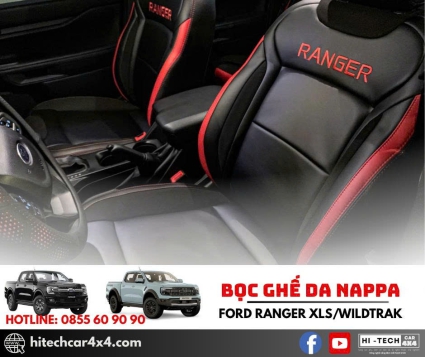Bọc Ghế Da NAPPA Dành Cho Ford Ranger