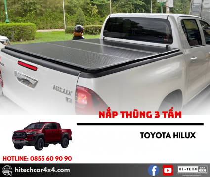 NẮP THÙNG 3 TẤM TOYOTA HILUX