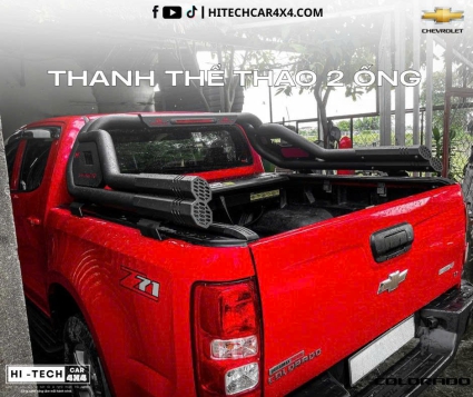 Thanh Thể Thao Đôi 2 Ống Dành Cho CHEVROLET COLORADO
